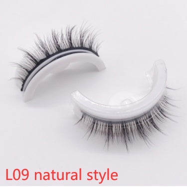 Reusable 3D Mink Lashes Natural False Eyelashes Self Adhesive Fake Glue Free Makeup Eyelash Extension Silk Reusable 3D Mink Lashes Natural False Eyelashes Self Adhesive Fake Glue Free Makeup Eyelash Extension Silk